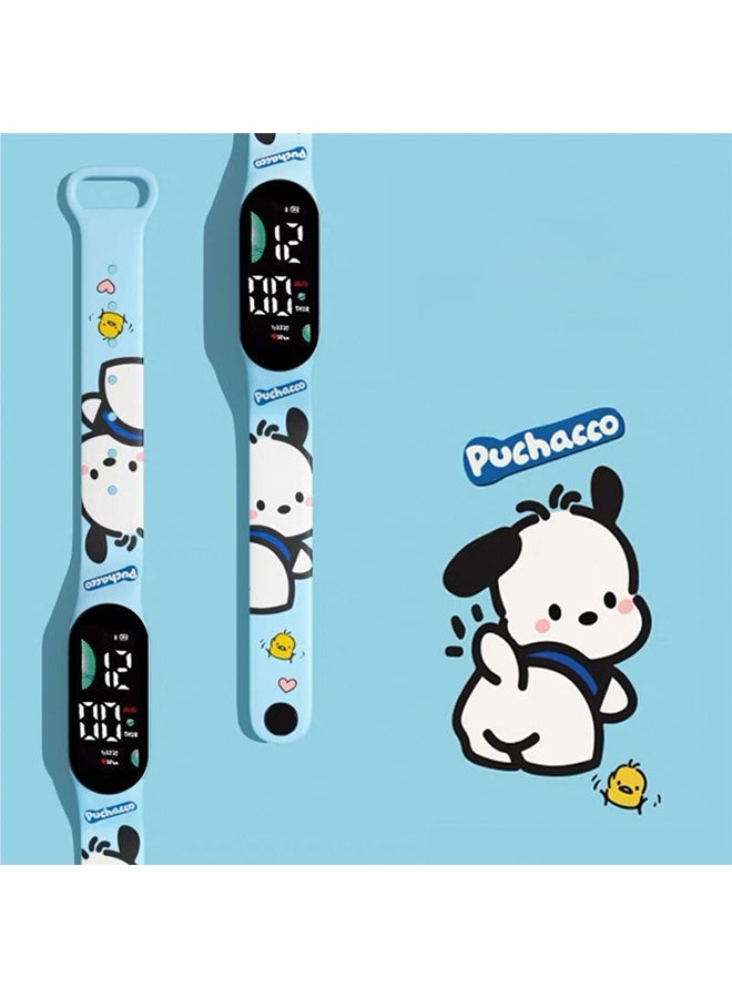 2 PCS Cartoon Children Watch,Cartoon Children's LED Electronic Waterproof Touch Watch-Pretty Cartoon Gifts for Children-Digital Sports Toddler Daily Waterproof LED Design - Image 4